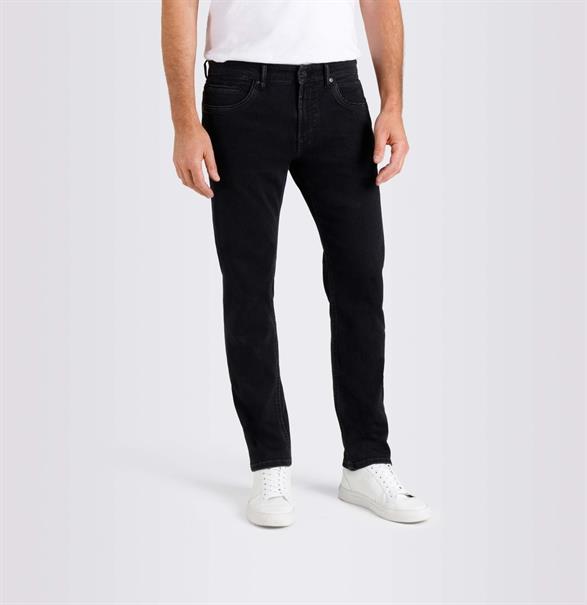 MAC JEANS - Arne Pipe, Workout DenimFlexx black black washed