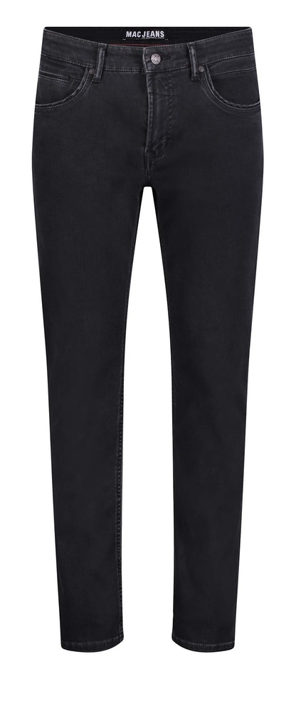 MAC JEANS - Arne Pipe , Workout DenimFlexx black black washed