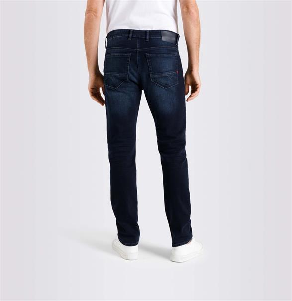 MAC JEANS - Arne Pipe , Workout DenimFlexx blue black 3d authentic w