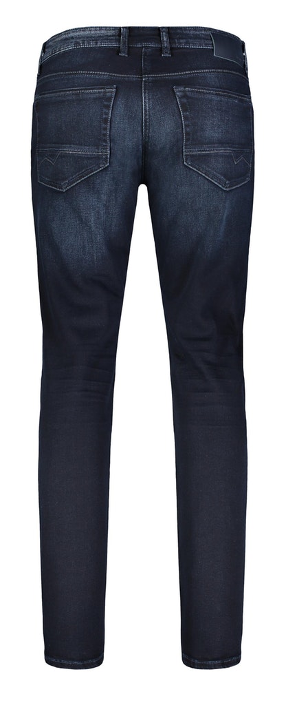 MAC JEANS - Arne Pipe, Workout DenimFlexx blue black 3d authentic w