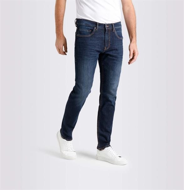 MAC JEANS - Arne Pipe , Workout DenimFlexx dark blue authentic used