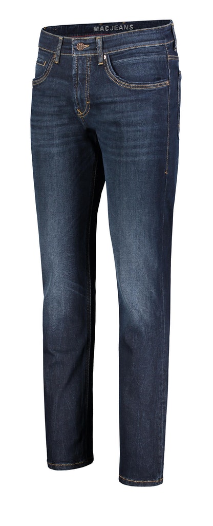 MAC JEANS - Arne Pipe , Workout DenimFlexx dark blue authentic used