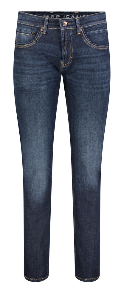 mac-jeans-arne-pipe-workout-denimflexx-dark-blue-authentic-used