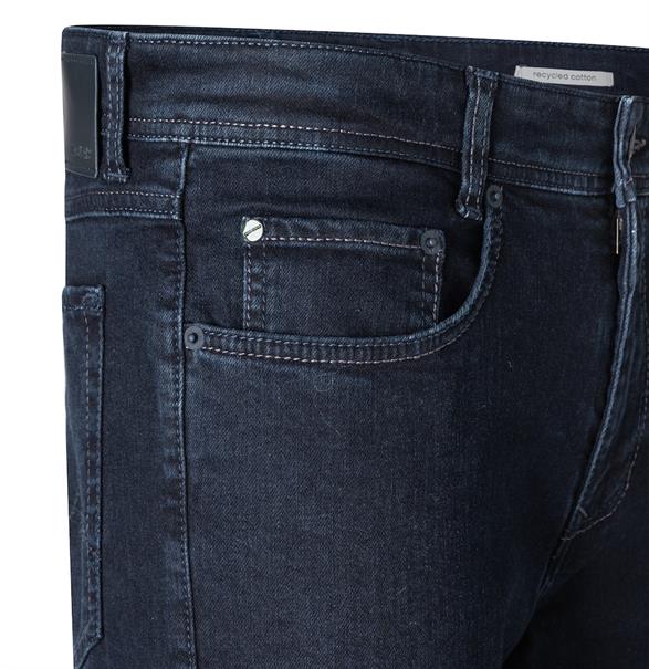 MAC JEANS - Arne, Recycled Denim blue black