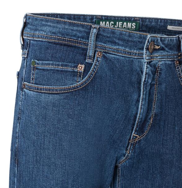 MAC JEANS - Arne, Recycled Denim blue light used