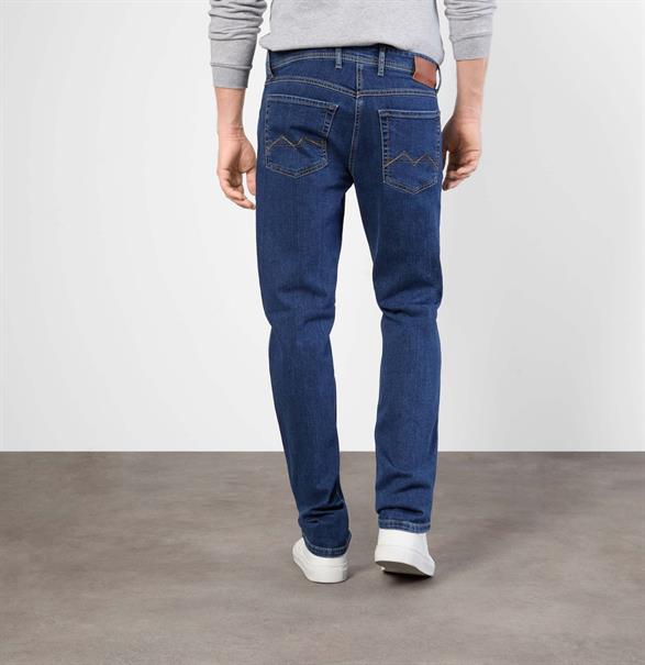 MAC JEANS - Arne, Recycled Denim blue light used