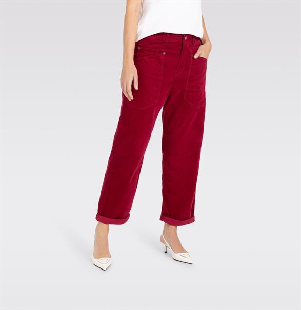 MAC JEANS - BAGGY, Baby soft corduroy rot