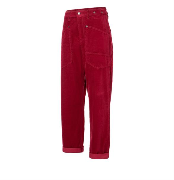MAC JEANS - BAGGY, Baby soft corduroy rot