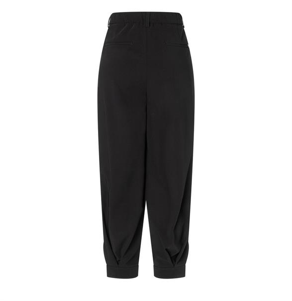 MAC JEANS - BALLOON, Floating crepe schwarz