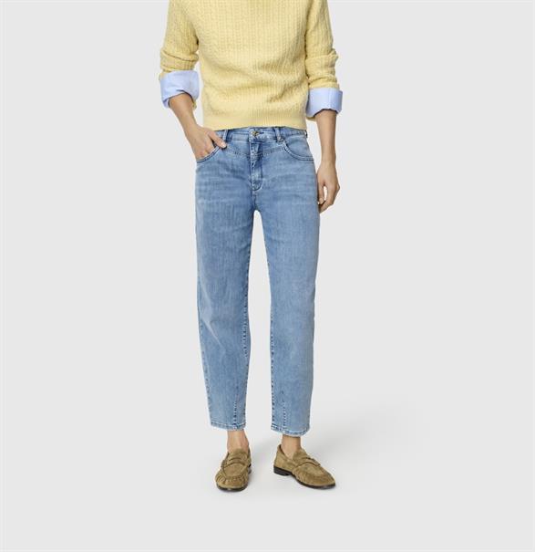 MAC JEANS - BOBBIE, Super soft summer denim blau