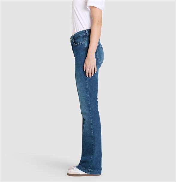 MAC JEANS - BOOT, Authentic Stretch Denim blau