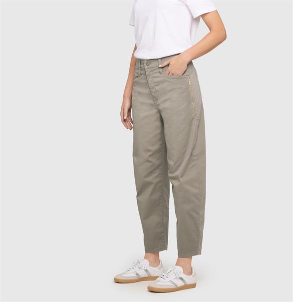 MAC JEANS - BORA, Authentic stretch gabardine grün