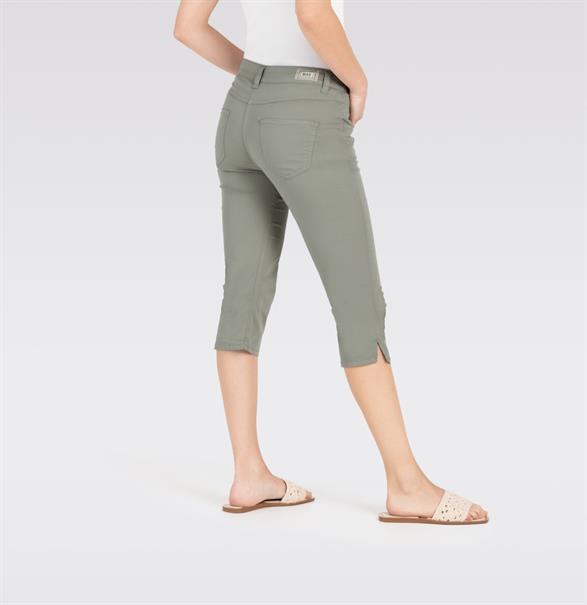 MAC JEANS - CAPRI, Fade out gabardine grün