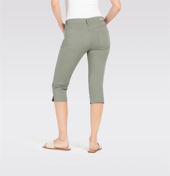 MAC JEANS - CAPRI, Fade out gabardine grün