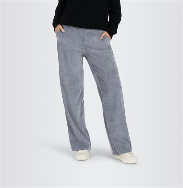 MAC JEANS - CHIARA, Fluid corduroy grau