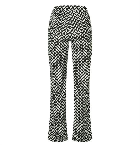 MAC JEANS - CHIARA, Jersey print schwarz