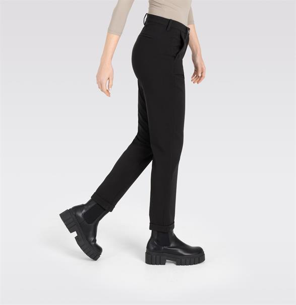MAC JEANS - CHINO, Bistretch schwarz