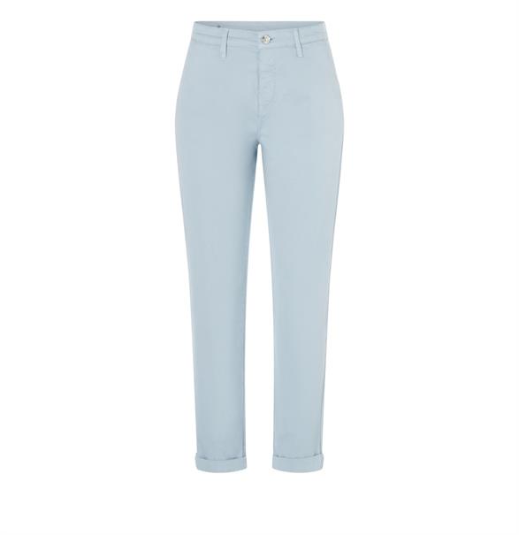 MAC JEANS - CHINO turn up, Authentic stretch gabardine blau
