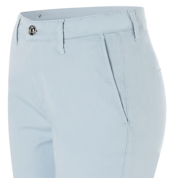 MAC JEANS - CHINO turn up, Authentic stretch gabardine blau