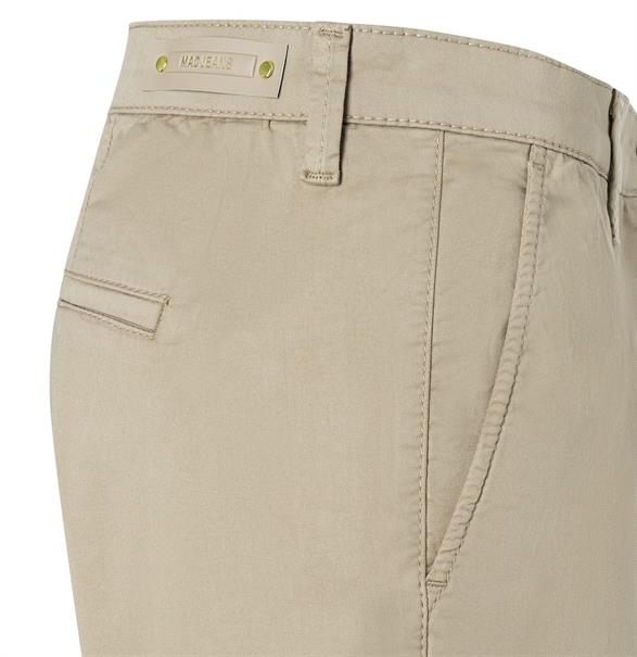 MAC JEANS - CHINO turn up, Authentic stretch gabardine braun