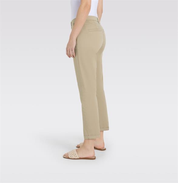 MAC JEANS - CHINO turn up, Authentic stretch gabardine braun