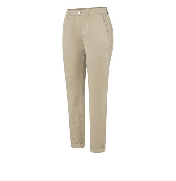 MAC JEANS - CHINO turn up, Authentic stretch gabardine braun