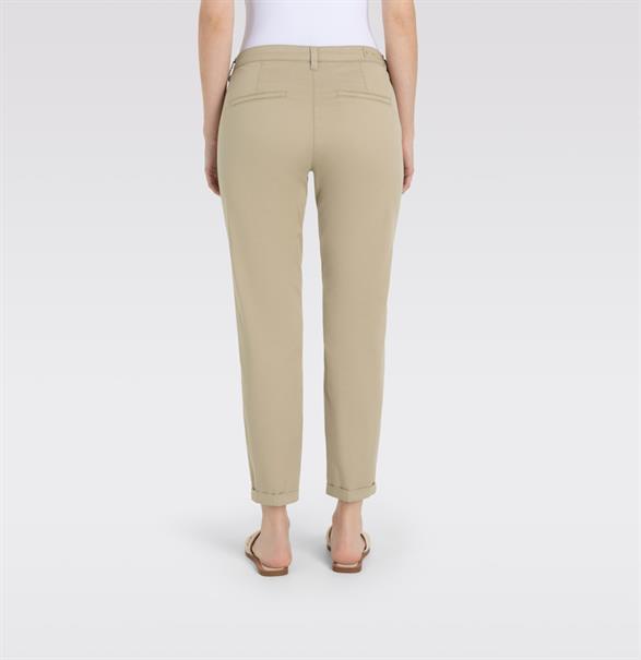 MAC JEANS - CHINO turn up, Authentic stretch gabardine braun