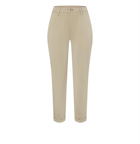 MAC JEANS - CHINO turn up, Authentic stretch gabardine braun