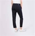 MAC JEANS - CHINO turn up, Authentic stretch gabardine dark blue ppt
