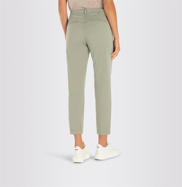MAC JEANS - CHINO turn up, Authentic stretch gabardine dried rosemary ppt
