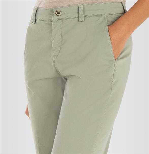 MAC JEANS - CHINO turn up, Authentic stretch gabardine dried rosemary ppt