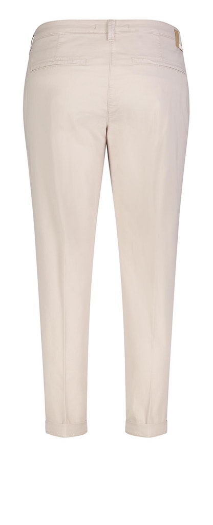 MAC JEANS - CHINO turn up, Authentic stretch gabardine ivory ppt