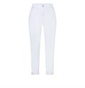 MAC JEANS - CHINO turn up, Authentic stretch gabardine white