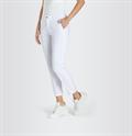 MAC JEANS - CHINO turn up, Authentic stretch gabardine white