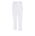 MAC JEANS - CHINO turn up, Authentic stretch gabardine white