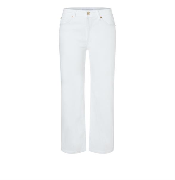 MAC JEANS - CULOTTE, Light weight denim weiß