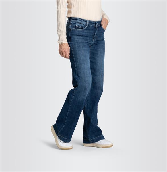 MAC JEANS - DREAM WIDE, Authentic mega flex cobalt authentic wash1