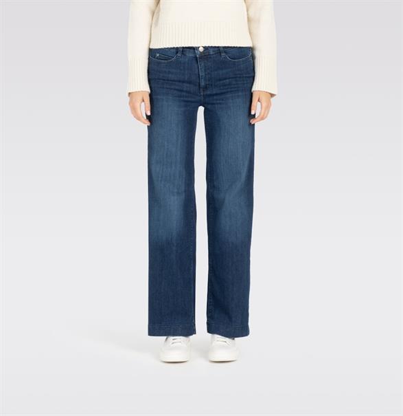 MAC JEANS - DREAM WIDE, Authentic mega flex cobalt authentic wash1
