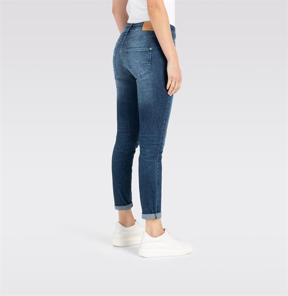 MAC JEANS - DRIVER PANTS, High stretch performance blau