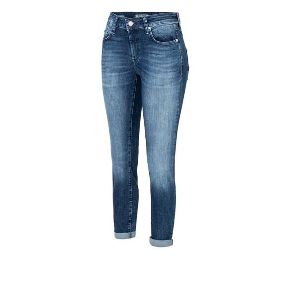 MAC JEANS - DRIVER PANTS, High stretch performance blau