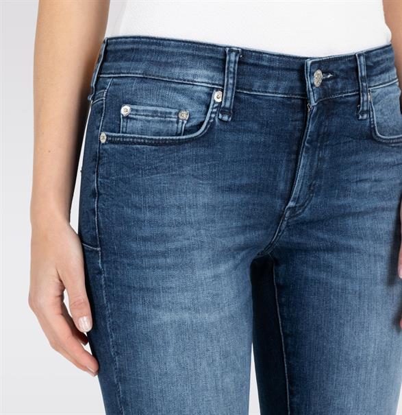 MAC JEANS - DRIVER PANTS, High stretch performance blau