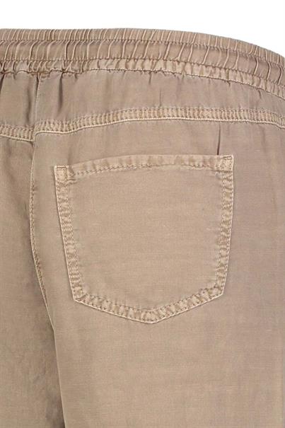 MAC JEANS - EASY chino, Cotton linen tencel braun