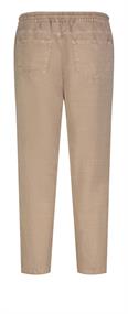 MAC JEANS - EASY chino pants, Cotton linen tencel braun