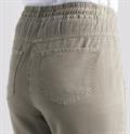 MAC JEANS - EASY, Cotton linen tencel grün