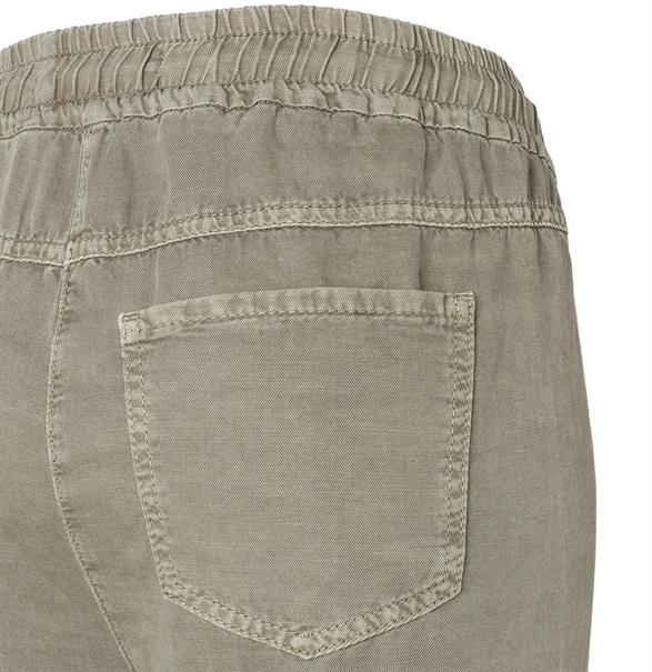 MAC JEANS - EASY, Cotton linen tencel grün