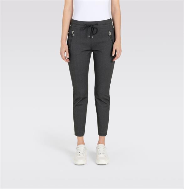 MAC JEANS - EASY, Light Jersey grau1