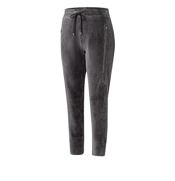 MAC JEANS - FUTURE, Cosy corduroy jersey grau