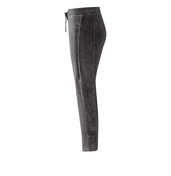 MAC JEANS - FUTURE, Cosy corduroy jersey grau