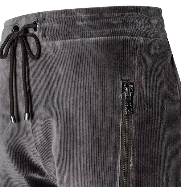 MAC JEANS - FUTURE, Cosy corduroy jersey grau