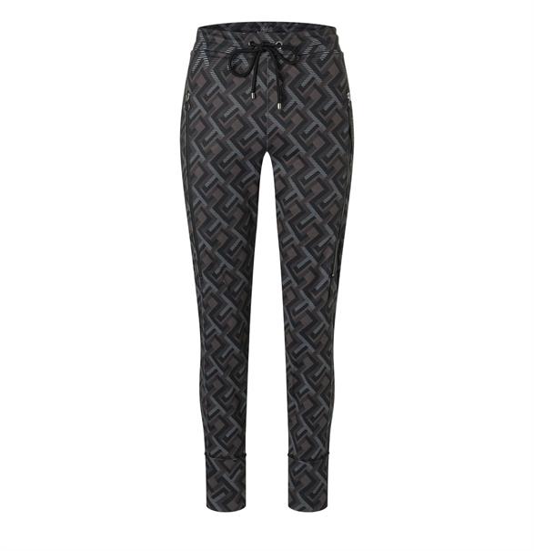MAC JEANS - FUTURE, Soft jersey grau